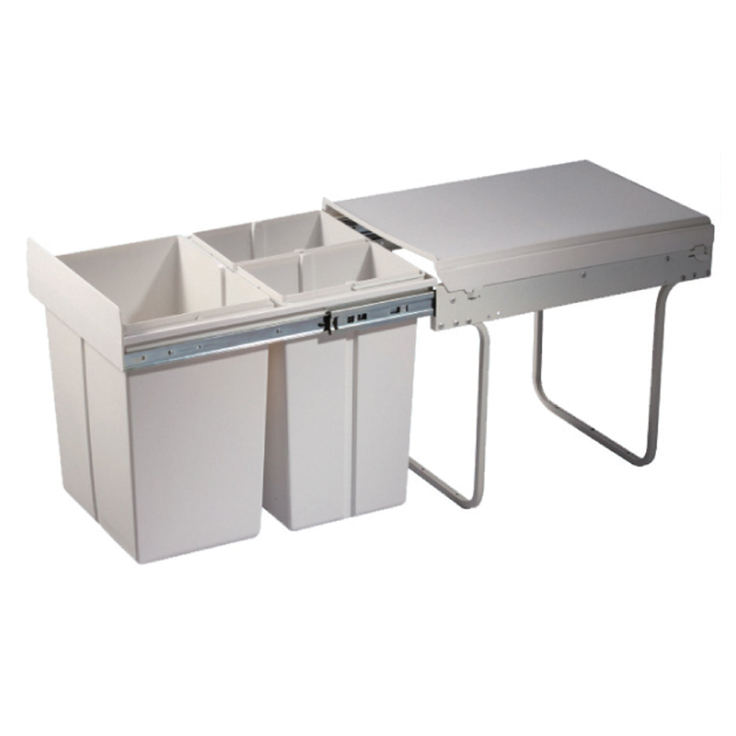 40 litre Soft close integrated pullout cabinet bin