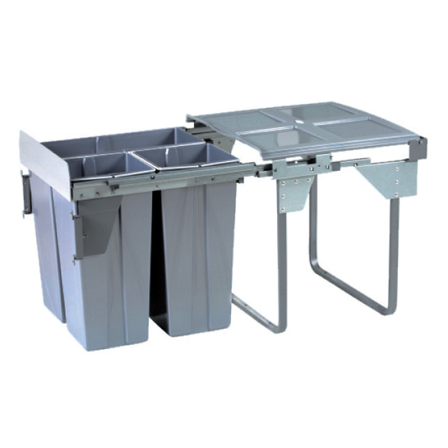 600 pull out waste bin 68 litre